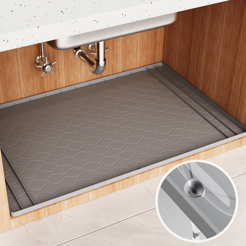 Home Essentials Bathroom Cabinet - Силиконовый коврик под раковину, кухонные принадлежности