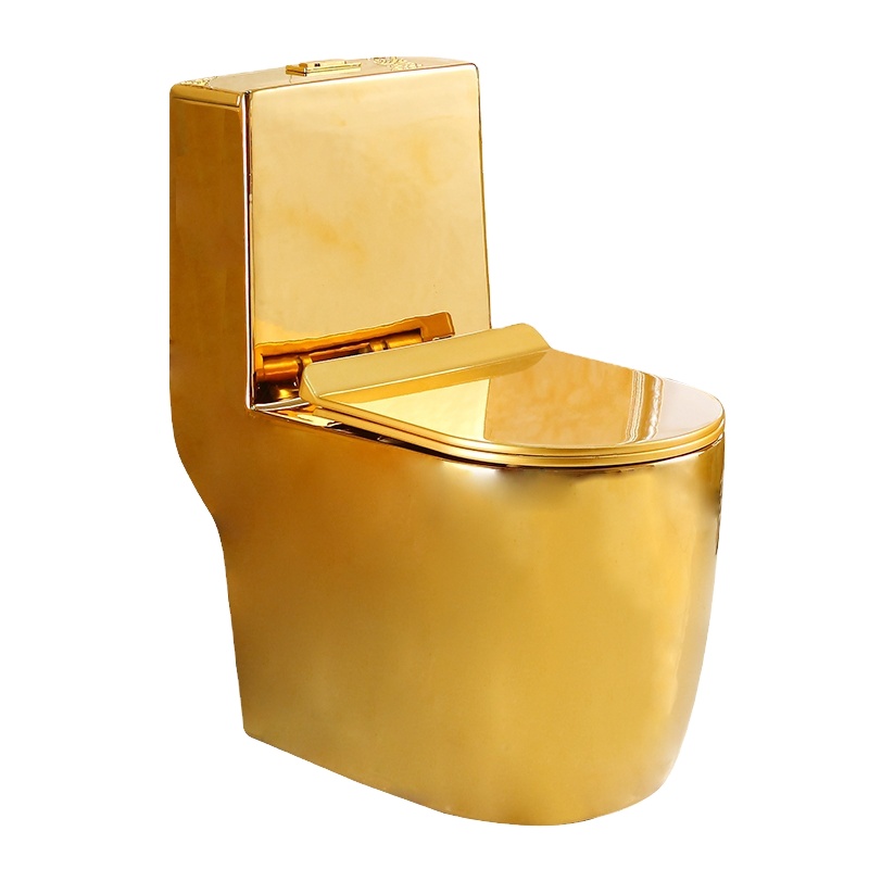 Home Bathroom Ware - Роскошный современный унитаз-компакт с золотым покрытием,