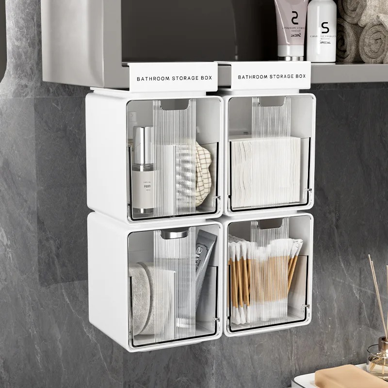 Home Goods Bathroom Cabinets - Прозрачный выдвижной органайзер для ванной комнаты
