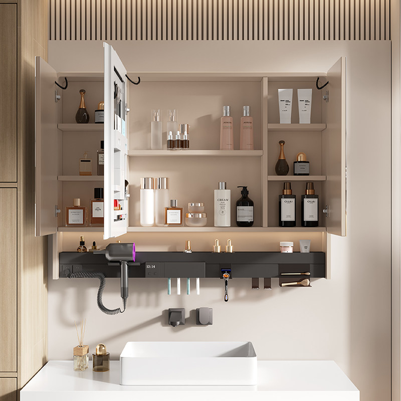 Bathroom Cabinet Mirror - Эстетичный современный зеркальный шкаф для ванной