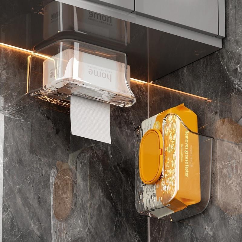 Home Bathroom Towel Dispenser - Настенный диспенсер для влажных салфеток, самоклеящийся
