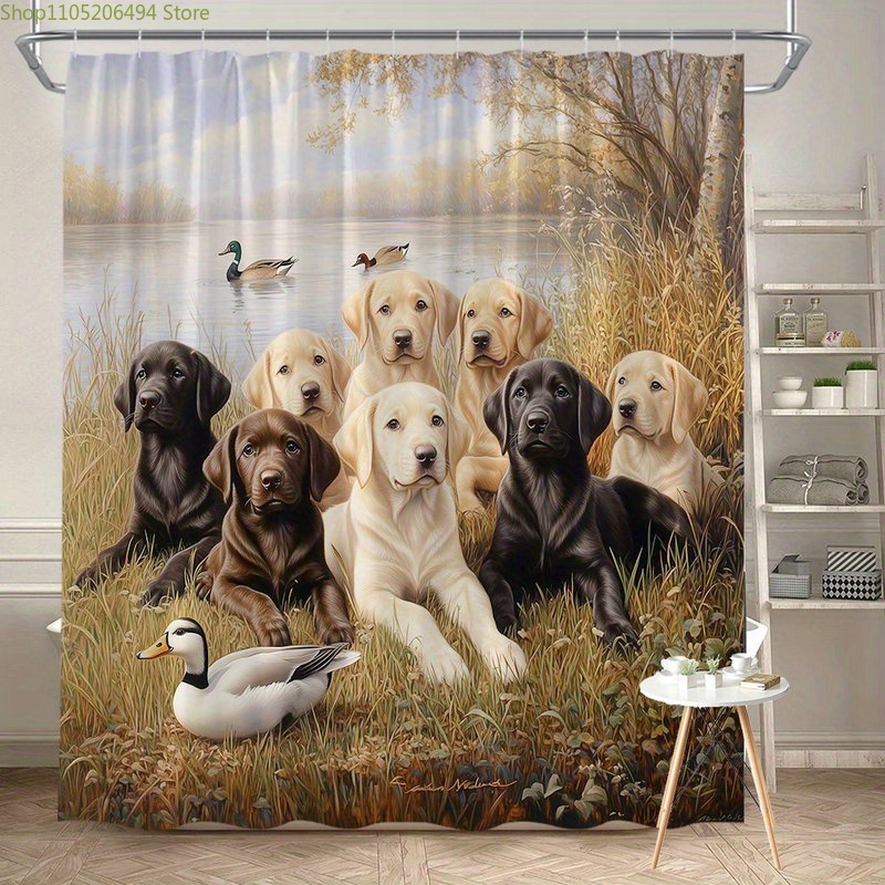 Home Decor Bathroom Ideas - Занавеска для душа с изображением семьи