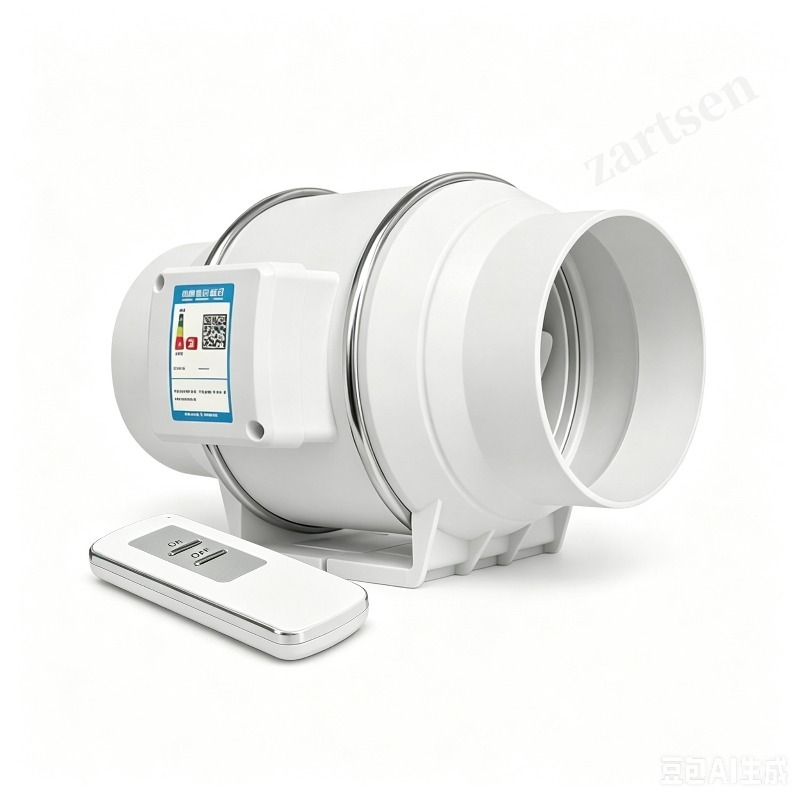 Home Bathroom Vent - Вытяжной вентилятор для дома, бесшумный, канальный,