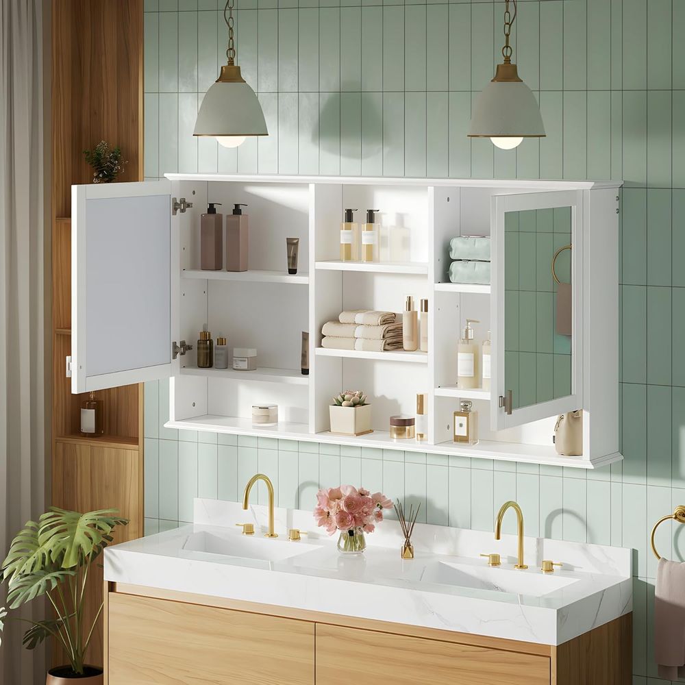 Навесной шкафчик для ванной 55 – обзор и цена Bathroom Cabinet Mirror