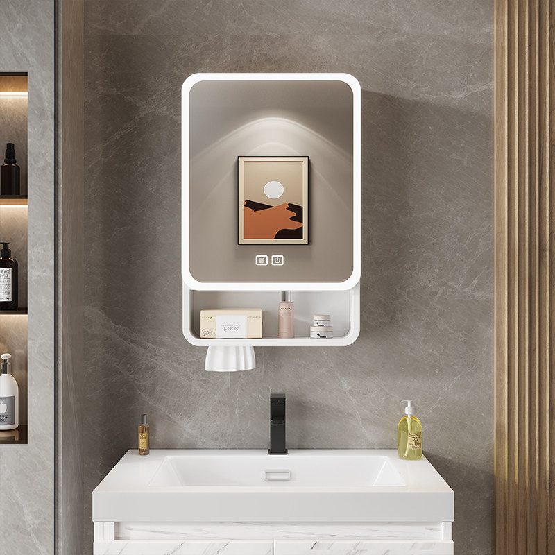 Органайзер-зеркало для ванной  – обзор и цена Bathroom Cabinet Mirror