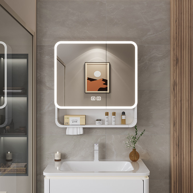 Органайзер-зеркало для ванной  – обзор и цена Bathroom Cabinet Mirror