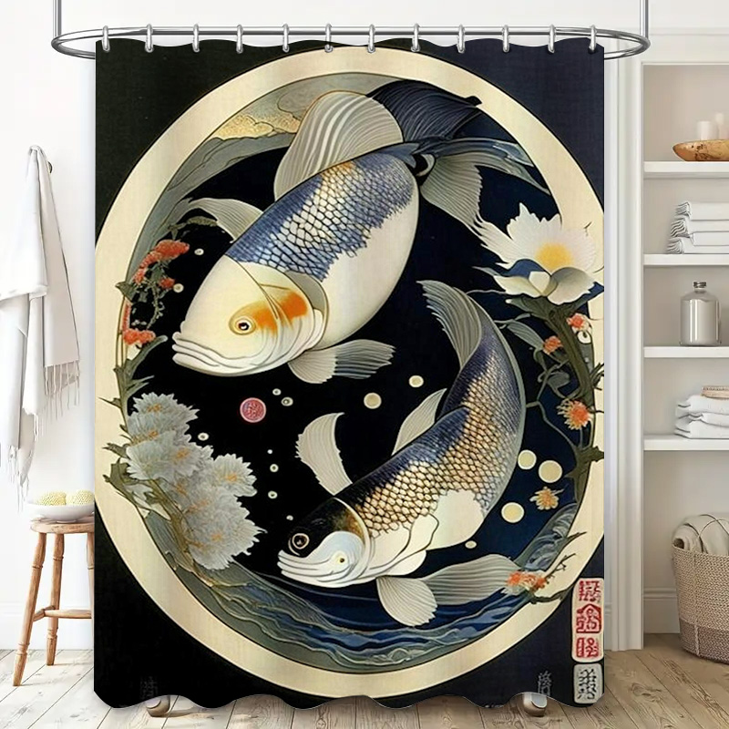 Винтажная японская занавеска д – обзор и цена Japanese Home Bathroom Design