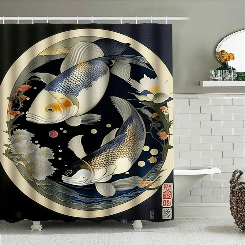 Винтажная японская занавеска д – обзор и цена Japanese Home Bathroom Design
