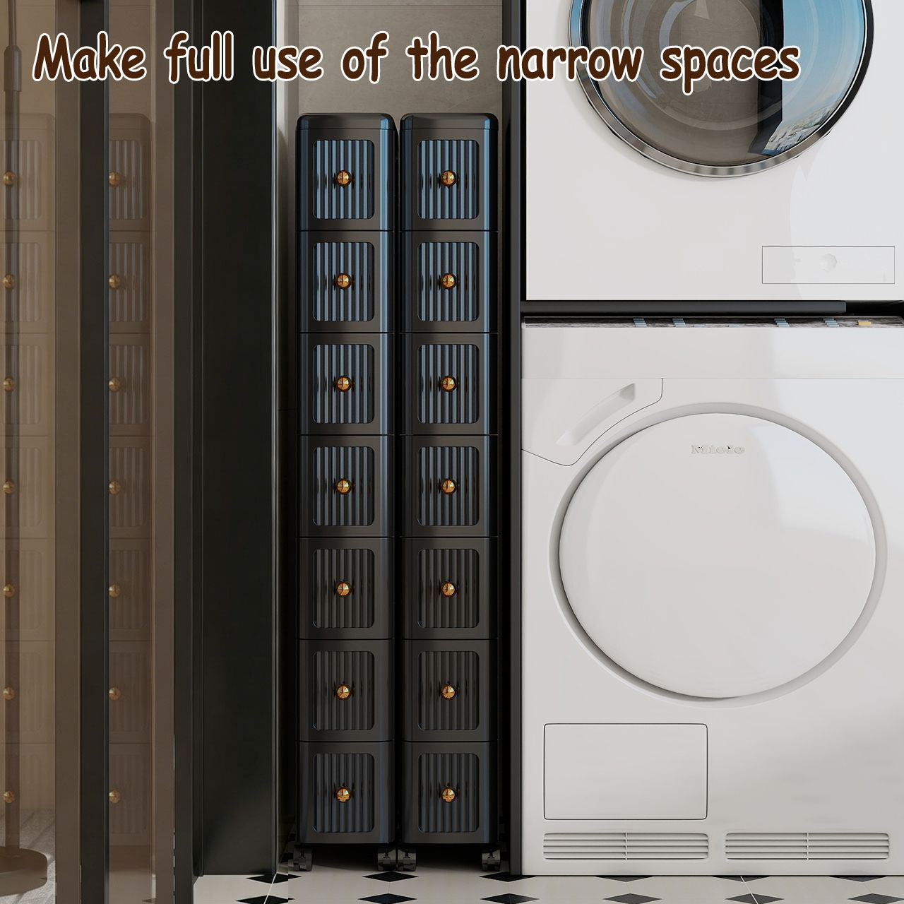 Узкий выдвижной шкаф для хране – обзор и цена Home Goods Bathroom Cabinets