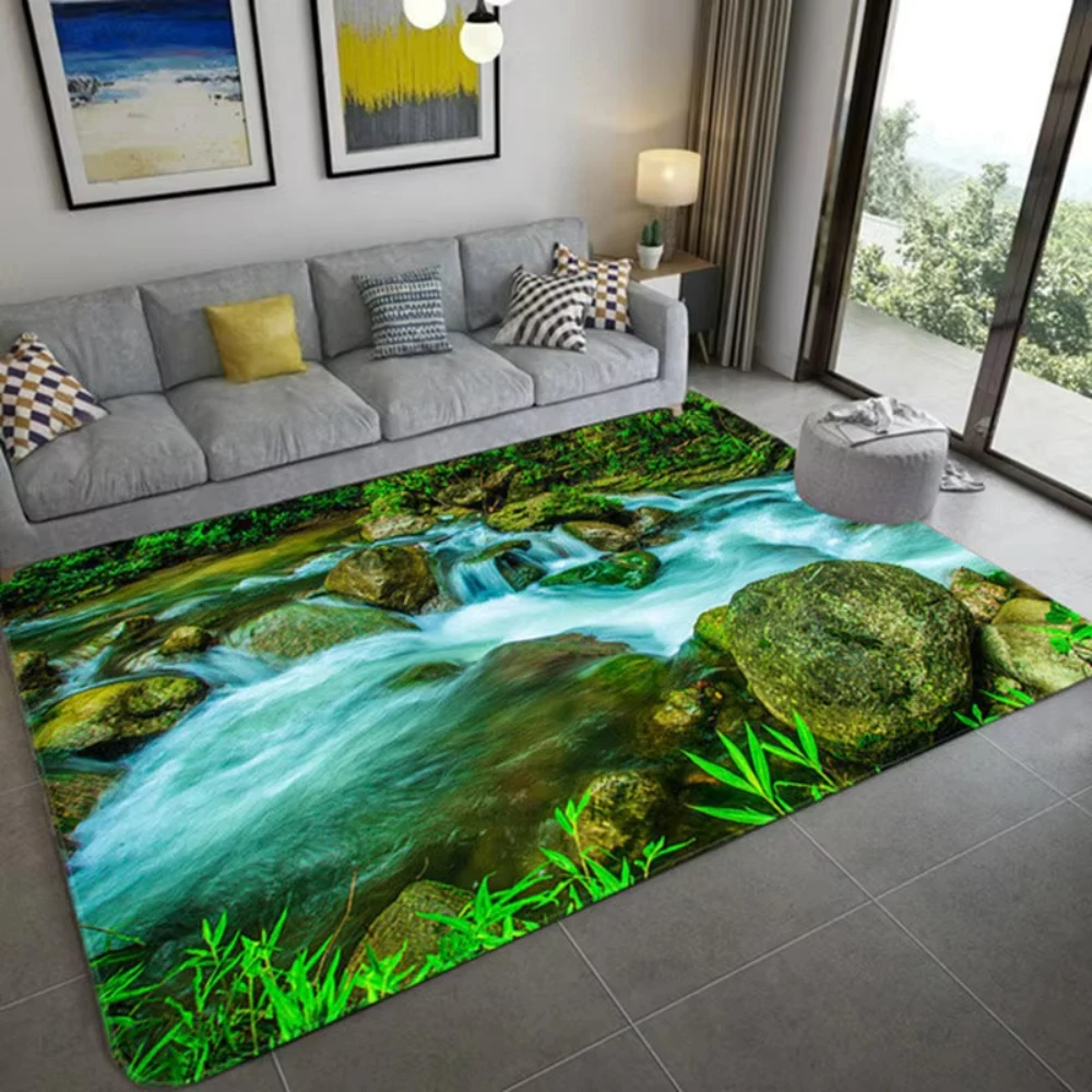 Ковер с 3D пейзажами в стиле п – обзор и цена Home Decor Bathroom Ideas