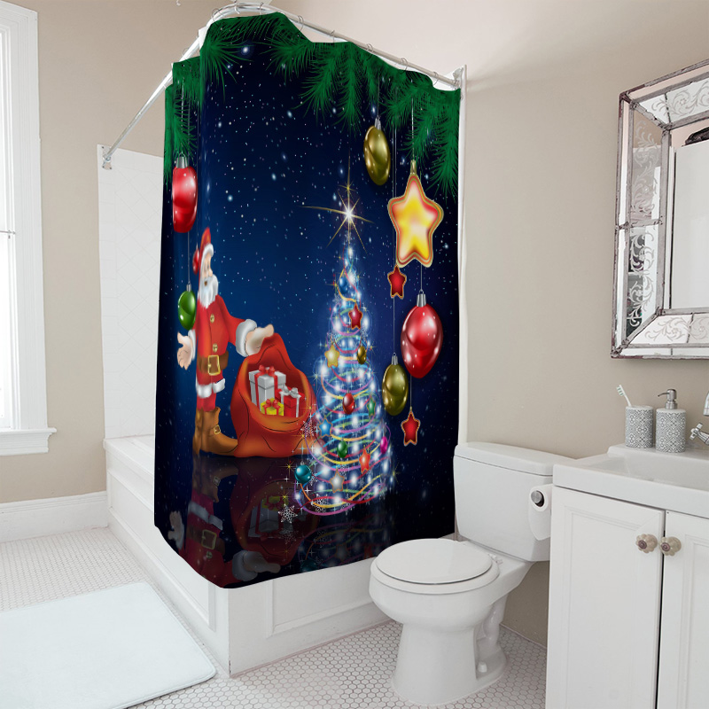 TU Рождественская занавеска дл – обзор и цена Home Decor Bathroom Ideas