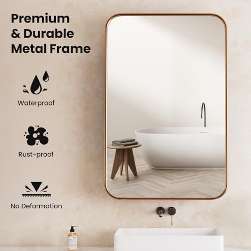Современный золотой шкафчик дл – обзор и цена Bathroom Cabinet Mirror