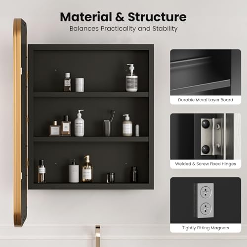 Современный золотой шкафчик дл – обзор и цена Bathroom Cabinet Mirror