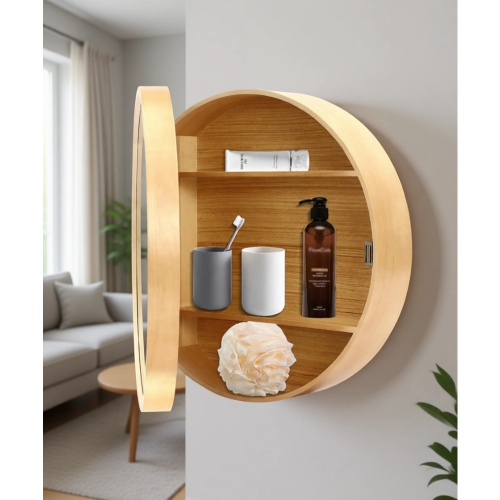 Настенный деревянный зеркальны – обзор и цена Bathroom Cabinet Mirror