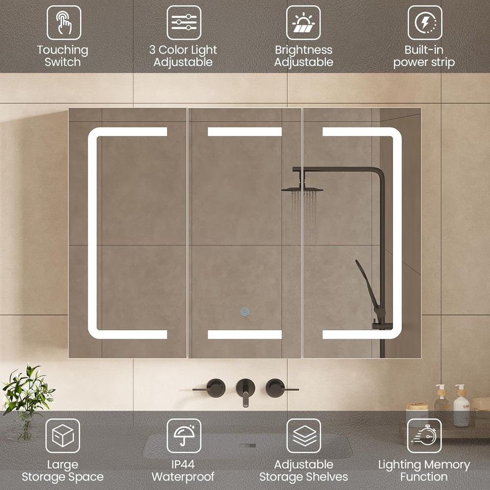 Органайзер для медикаментов с  – обзор и цена Bathroom Cabinet Mirror