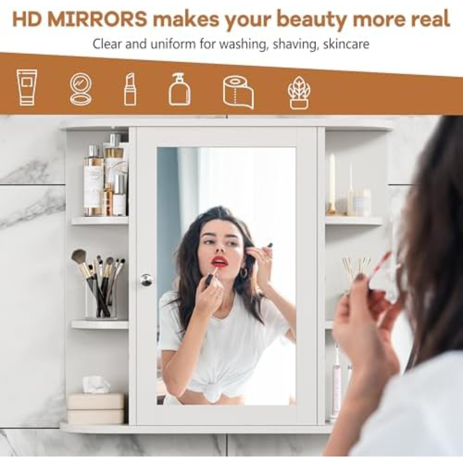 Навесной зеркальный шкаф для в – обзор и цена Bathroom Cabinet Mirror