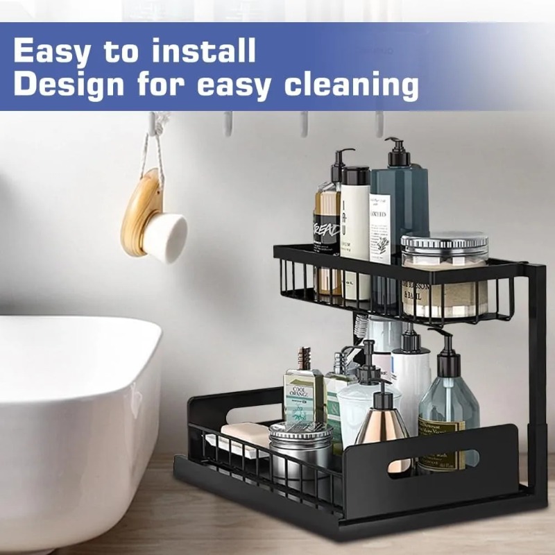 Двухуровневый органайзер под р – обзор и цена Home Goods Bathroom Cabinets
